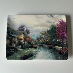 Thomas Kincaid 1997 Wall Plate Lamplight Brooke Village